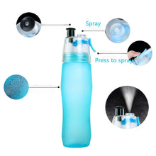 Load image into Gallery viewer, Sports Scrub Spray Water Bottle
