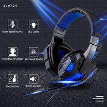 Load image into Gallery viewer, Professional LED Light Gaming Headphones

