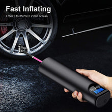 Load image into Gallery viewer, Tyre Inflator Cordless Compressor Digital Car Pump
