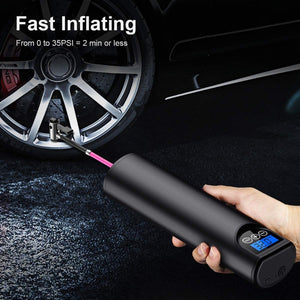 Tyre Inflator Cordless Compressor Digital Car Pump