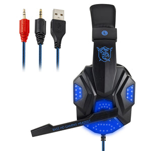 Professional LED Light Gaming Headphones