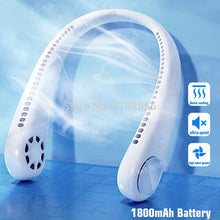 Load image into Gallery viewer, Mini USB Portable Neck Fan
