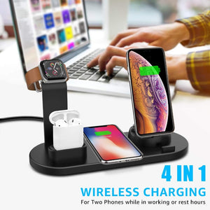4 In 1 Wireless Charging Dock Station